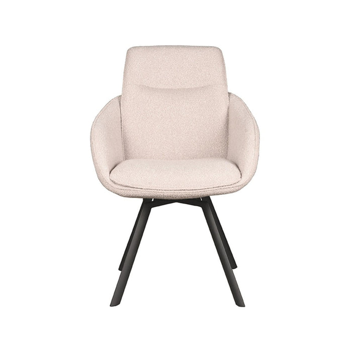 Eetkamerstoel Beauty Boucle Naturel 56 cm-Eetkamerstoelen-LABEL51