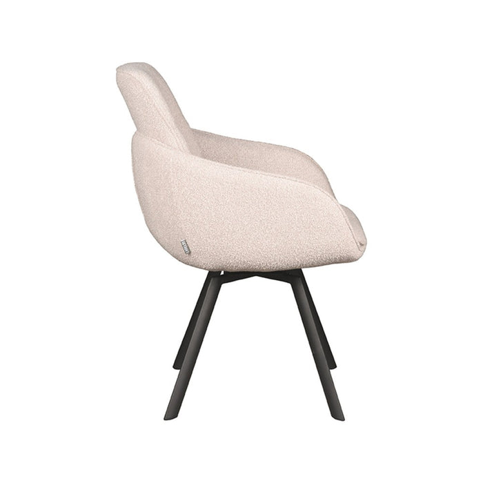Eetkamerstoel Beauty Boucle Naturel 56 cm-Eetkamerstoelen-LABEL51