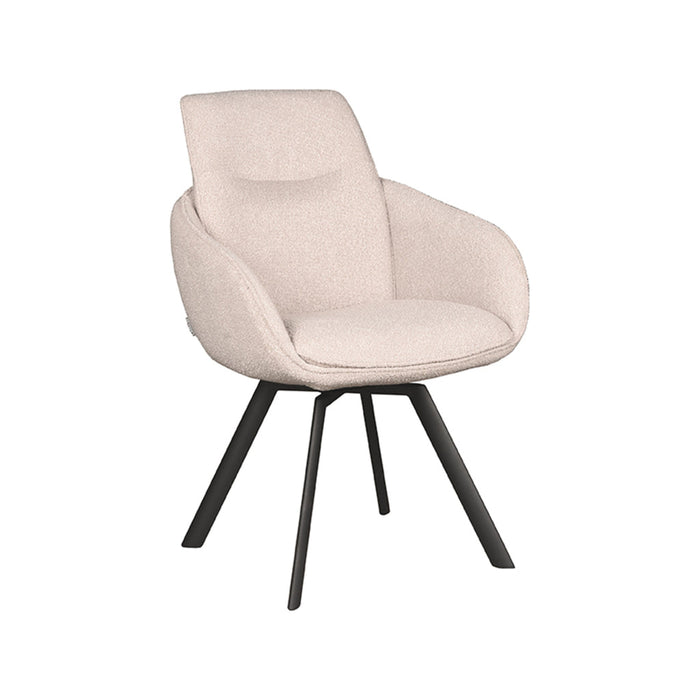 Eetkamerstoel Beauty Boucle Naturel 56 cm-Eetkamerstoelen-LABEL51