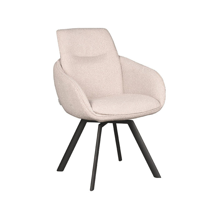 Eetkamerstoel Beauty Boucle Naturel 56 cm-Eetkamerstoelen-LABEL51