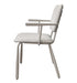Eetkamerstoel Beige 56 cm - Stof, gecoat staal - 31440-Eetkamerstoelen-Brix