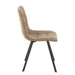 Eetkamerstoel Beige Metaal 47 cm 47x55x82 cm-Eetkamerstoelen-J-Line