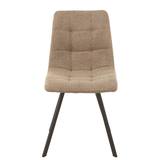 Eetkamerstoel Beige Metaal 47 cm-Eetkamerstoelen-J-Line