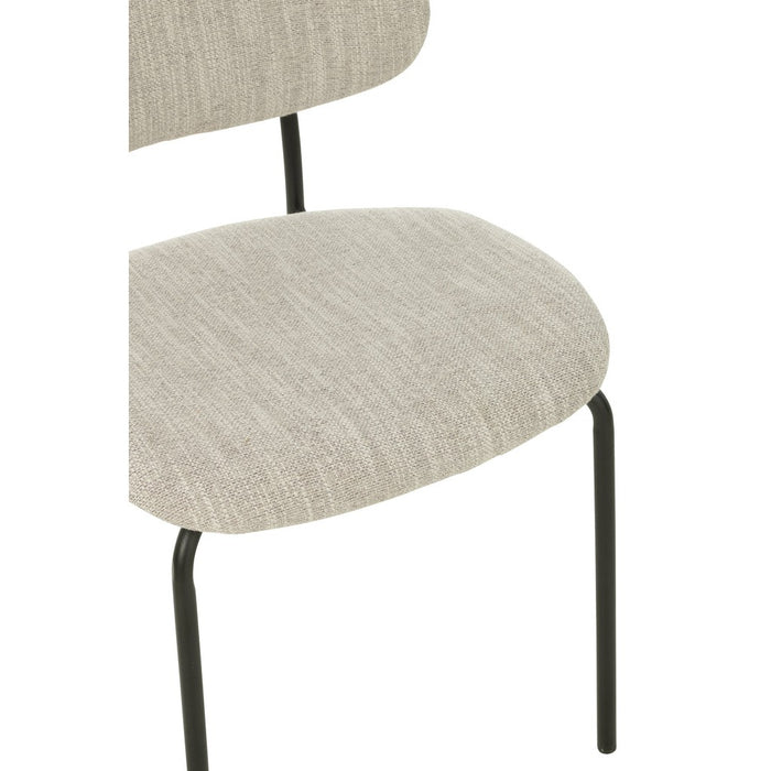 Eetkamerstoel Beige Schuim 55 cm-Eetkamerstoelen-J-Line