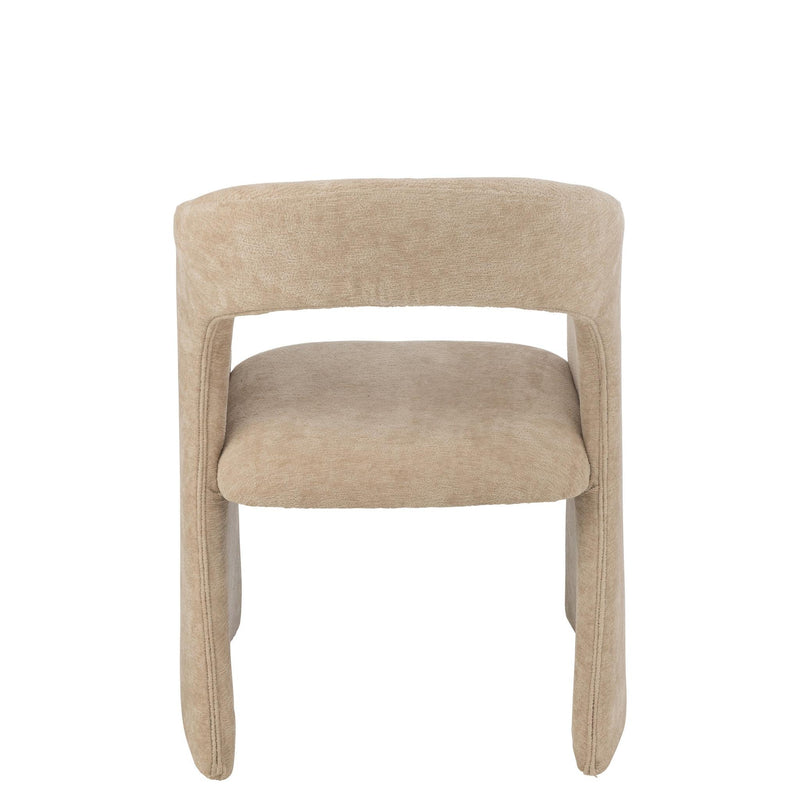 Eetkamerstoel Beige Schuim 66 cm 66x65x86 cm-Eetkamerstoelen-J-Line