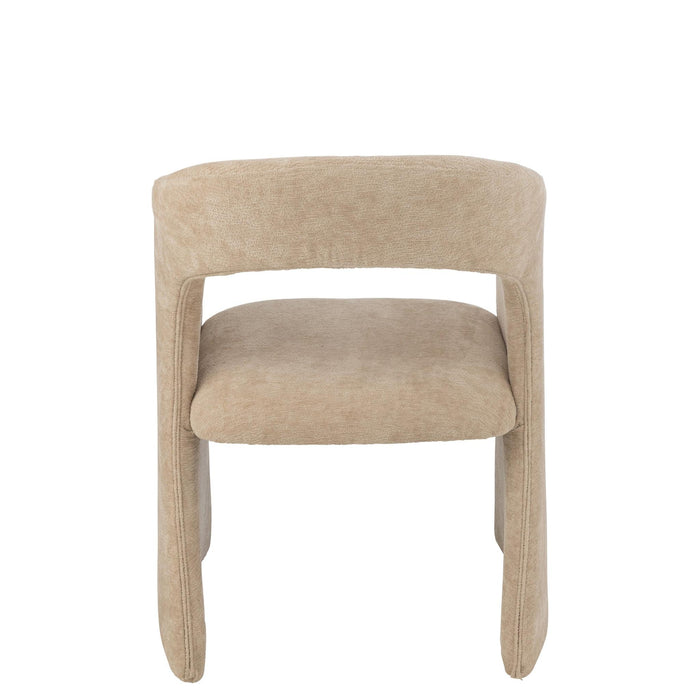 Eetkamerstoel Beige Schuim 66 cm 66x65x86 cm-Eetkamerstoelen-J-Line