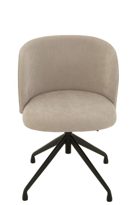 Eetkamerstoel Beige Stof 48 cm 48x56x48 cm