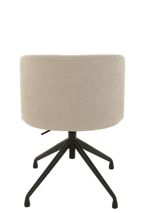 Eetkamerstoel Beige Stof 48 cm 48x56x48 cm