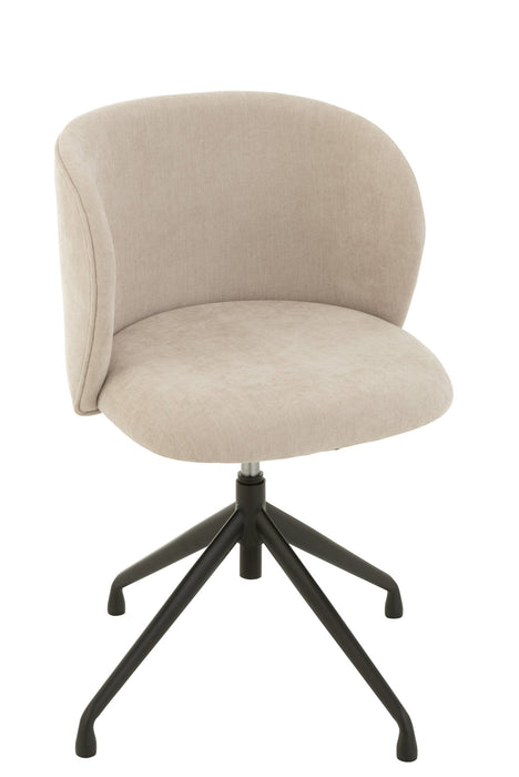 Eetkamerstoel Beige Stof 48 cm 48x56x48 cm