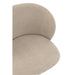 Eetkamerstoel Beige Stof 48 cm-Eetkamerstoelen-J-Line