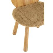 Eetkamerstoel Beige Textile 30 cm 30x36.5x63 cm-Eetkamerstoelen-J-Line