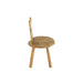 Eetkamerstoel Beige Textile 30 cm-Eetkamerstoelen-J-Line