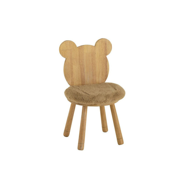Eetkamerstoel Beige Textile 30 cm-Eetkamerstoelen-J-Line