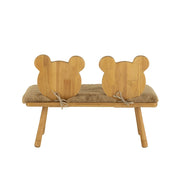 Eetkamerstoel Beige Textile 34 cm 34x90x62 cm-Eetkamerstoelen-J-Line
