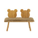Eetkamerstoel Beige Textile 34 cm-Eetkamerstoelen-J-Line