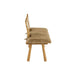 Eetkamerstoel Beige Textile 34 cm-Eetkamerstoelen-J-Line