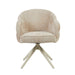 Eetkamerstoel Bella - Beige - Poot Zand - Met armleuning-Eetkamerstoelen-Starfurn