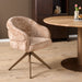 Eetkamerstoel Bella - Cinnamon - Poot Bronze - Met armleuning-Eetkamerstoelen-Starfurn