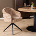 Eetkamerstoel Bella - Cinnamon - Poot Zwart - Met armleuning-Eetkamerstoelen-Starfurn