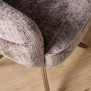 Eetkamerstoel Bella Clay Poot Bronze Met armleuning 64x65x83 cm-Eetkamerstoelen-Starfurn