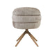 Eetkamerstoel Bella - Clay - Poot Bronze - Met armleuning-Eetkamerstoelen-Starfurn