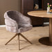 Eetkamerstoel Bella - Clay - Poot Bronze - Met armleuning-Eetkamerstoelen-Starfurn