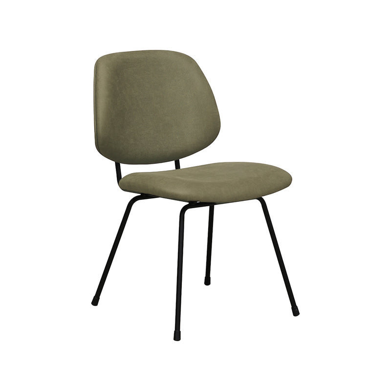 Eetkamerstoel Bello Moss Micro Suede 48x58x82 cm-Eetkamerstoelen-LABEL51