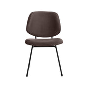 Eetkamerstoel Bello Taupe Fluweel 48x58x82 cm-Eetkamerstoelen-LABEL51