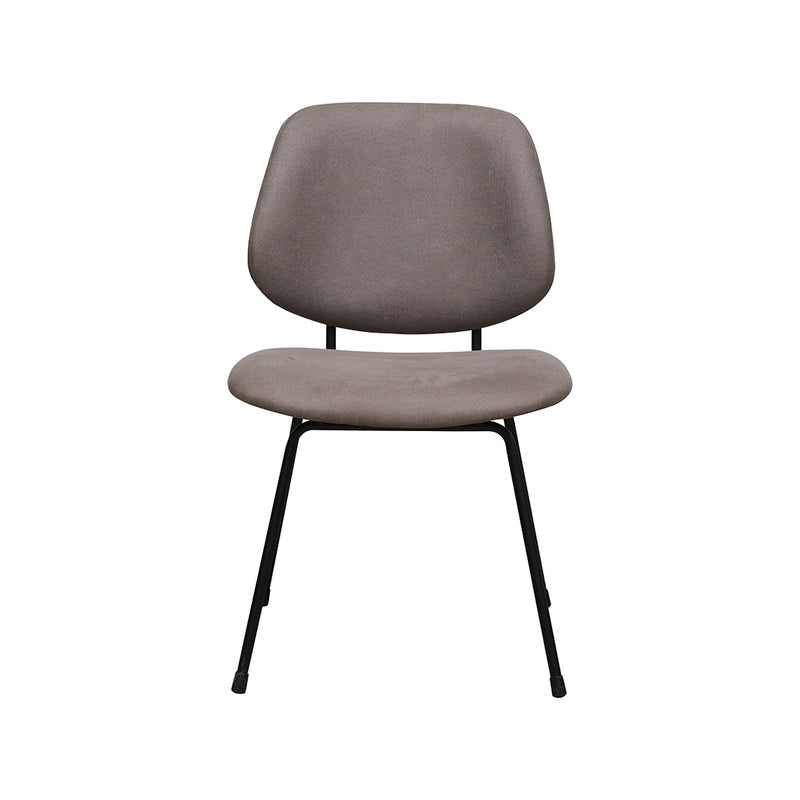 Eetkamerstoel Bello Taupe Micro Suede 47x58x82 cm-Eetkamerstoelen-LABEL51