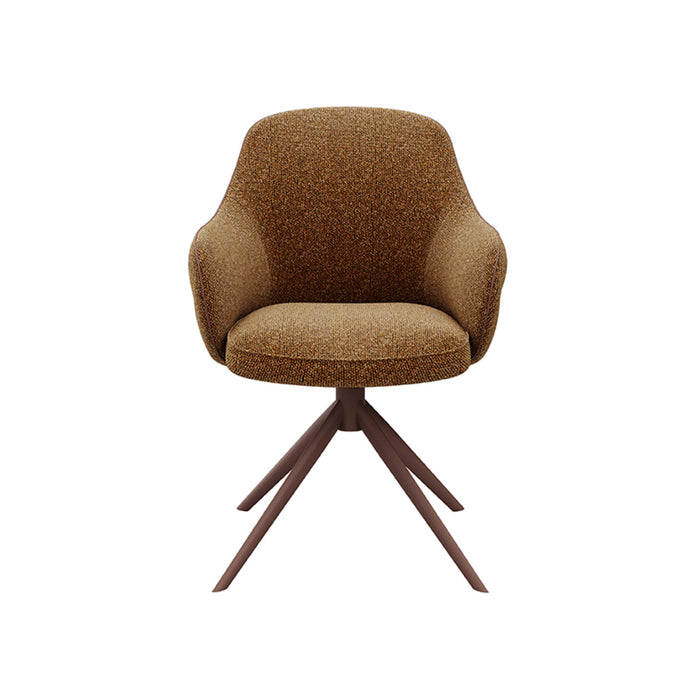 Eetkamerstoel Bern - Coral - Royal Boucle - Coral Metalen Frame-Eetkamerstoelen-LABEL51