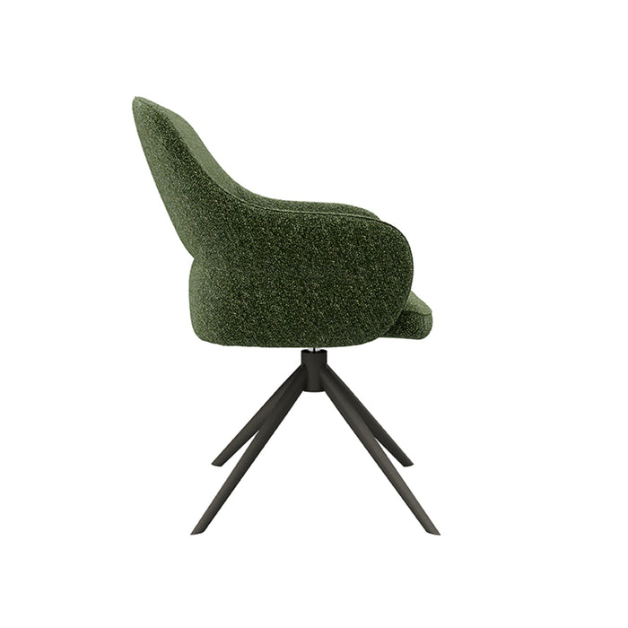 Eetkamerstoel Bern - Forest - Royal Boucle - Forest Metalen Frame-Eetkamerstoelen-LABEL51
