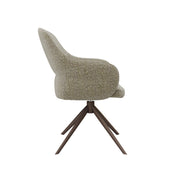 Eetkamerstoel Bern Mushroom Royal Boucle Brons Metalen-Eetkamerstoelen-LABEL51