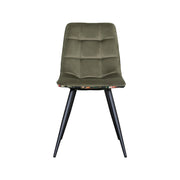Eetkamerstoel Bistro Hunter Fluweel #2 46x59x86 cm-Eetkamerstoelen-LABEL51