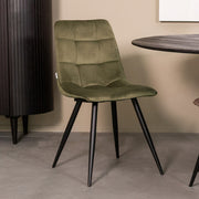 Eetkamerstoel Bistro Hunter Fluweel 46x59x86 cm-Eetkamerstoelen-LABEL51
