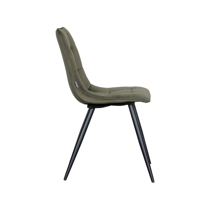 Eetkamerstoel Bistro Hunter Fluweel 46x59x86 cm-Eetkamerstoelen-LABEL51