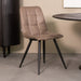 Eetkamerstoel Bistro - Taupe - Micro Suede-Eetkamerstoelen-LABEL51