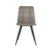 Eetkamerstoel Bistro - Taupe - Micro Suede-Eetkamerstoelen-LABEL51