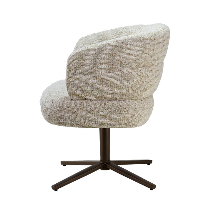 Eetkamerstoel Blake Stof Beige-Livingfurn