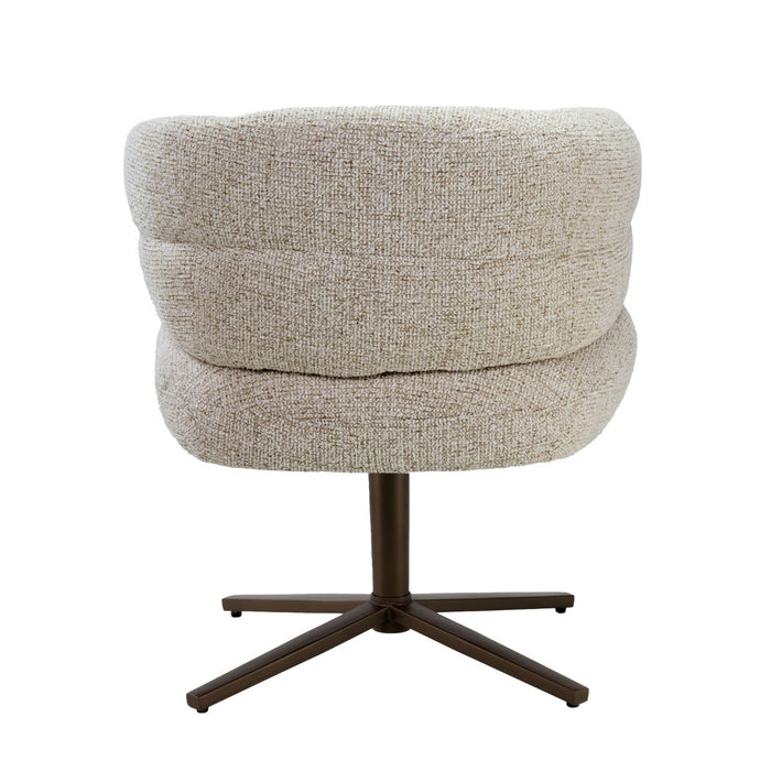 Eetkamerstoel Blake Stof Beige-Livingfurn