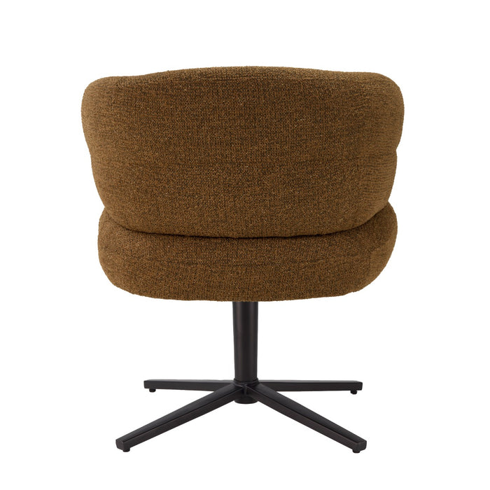 Eetkamerstoel Blake Stof Caramel 69x65x81 cm-Eetkamerstoelen-Livingfurn