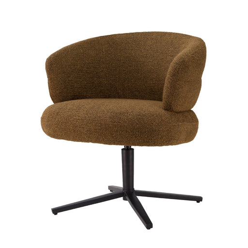 Eetkamerstoel Blake Stof Caramel-Livingfurn
