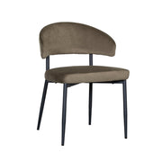 Eetkamerstoel Bliss Hunter Fluweel 56x55x76 cm-Eetkamerstoelen-LABEL51
