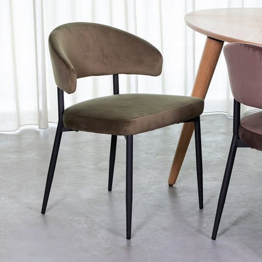 Eetkamerstoel Bliss - Hunter - Fluweel-Eetkamerstoelen-LABEL51
