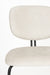 Eetkamerstoel Bouton Off-white Polyester Wit 59x50 cm-Eetkamerstoelen-Creating Home