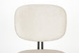 Eetkamerstoel Bouton Off-white Polyester Wit 59x50 cm
