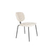 Eetkamerstoel Bouton Off-white Polyester Wit 59x50 cm-Fauteuils-Creating Home