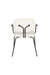 Eetkamerstoel Bouton Off-white Polyester Wit 59x52 cm-Eetkamerstoelen-Creating Home