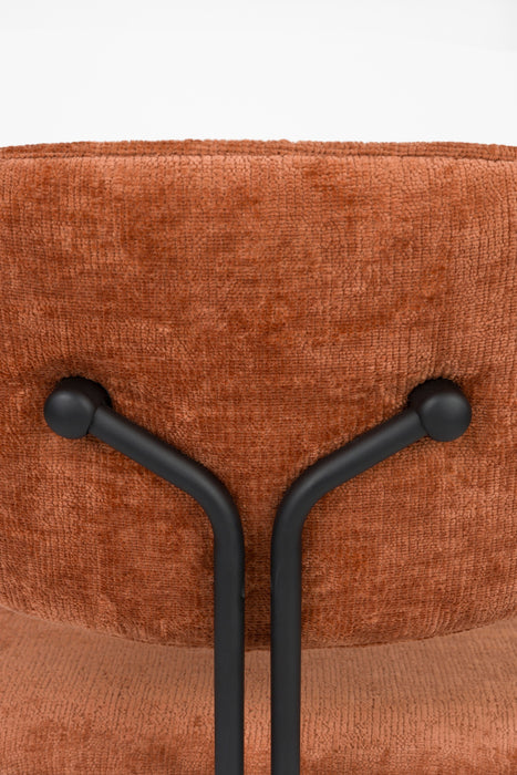Eetkamerstoel Bouton Polyester Terracotta 59x50 cm