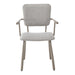 Eetkamerstoel Brix Eetkamerstoel Beige 56 cm Stof, gecoat s 31440-Eetkamerstoelen-Livingfurn