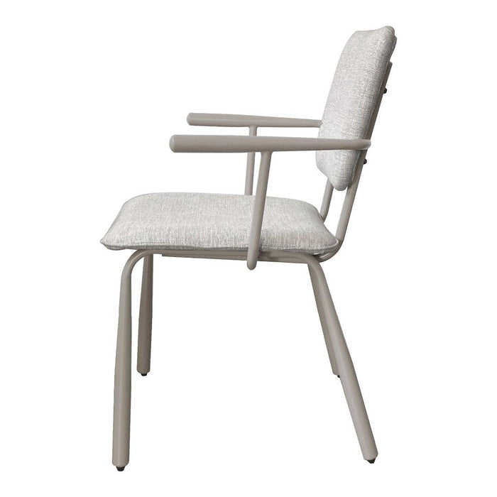 Eetkamerstoel Brix Eetkamerstoel Beige 56 cm Stof, gecoat s 31440-Eetkamerstoelen-Livingfurn